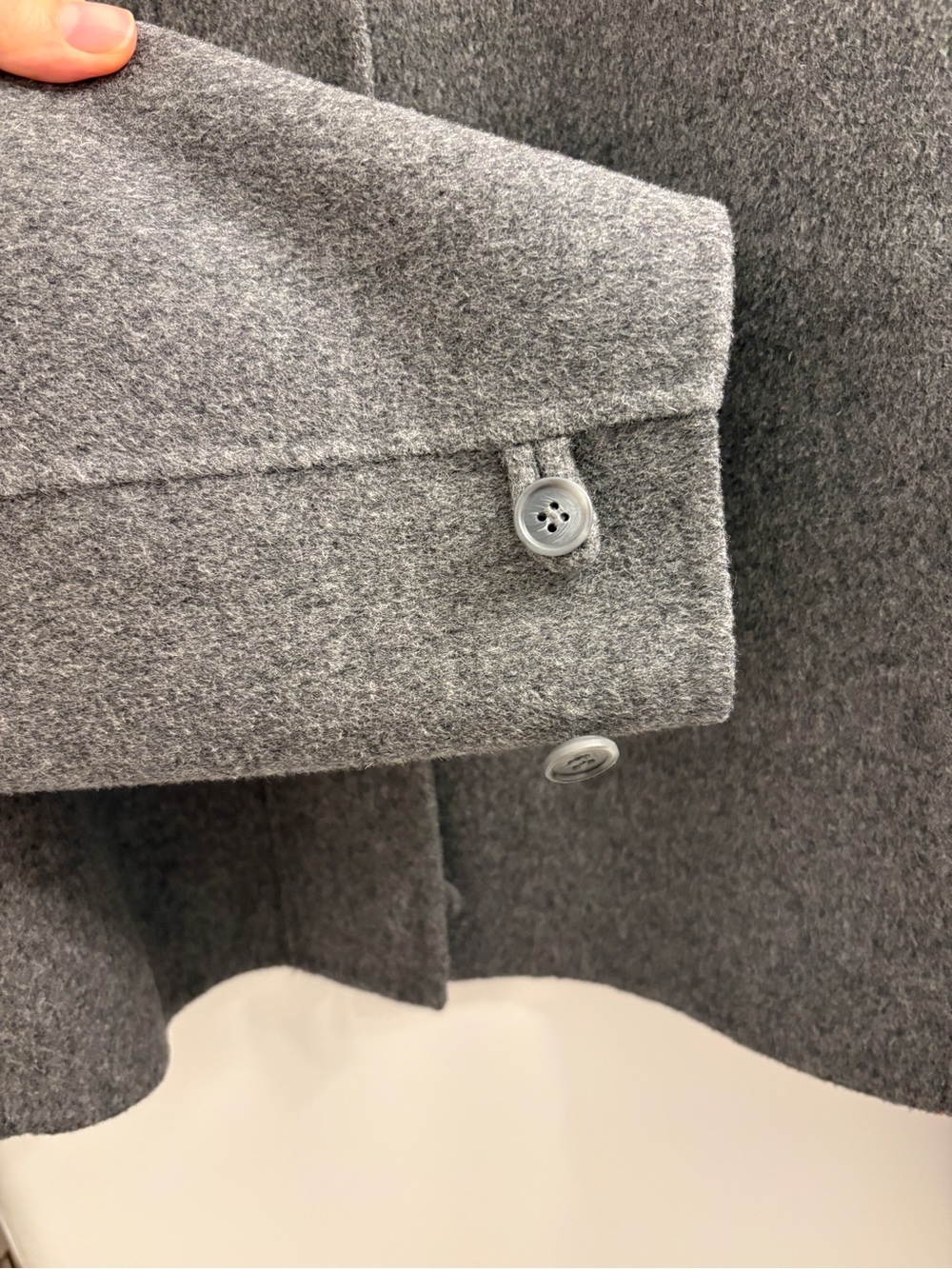COS gray wool zip up jacket - Picture 6 of 9